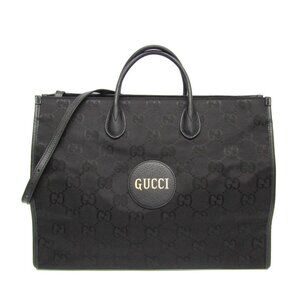 GUCCI Black Leather Shoulder Bag